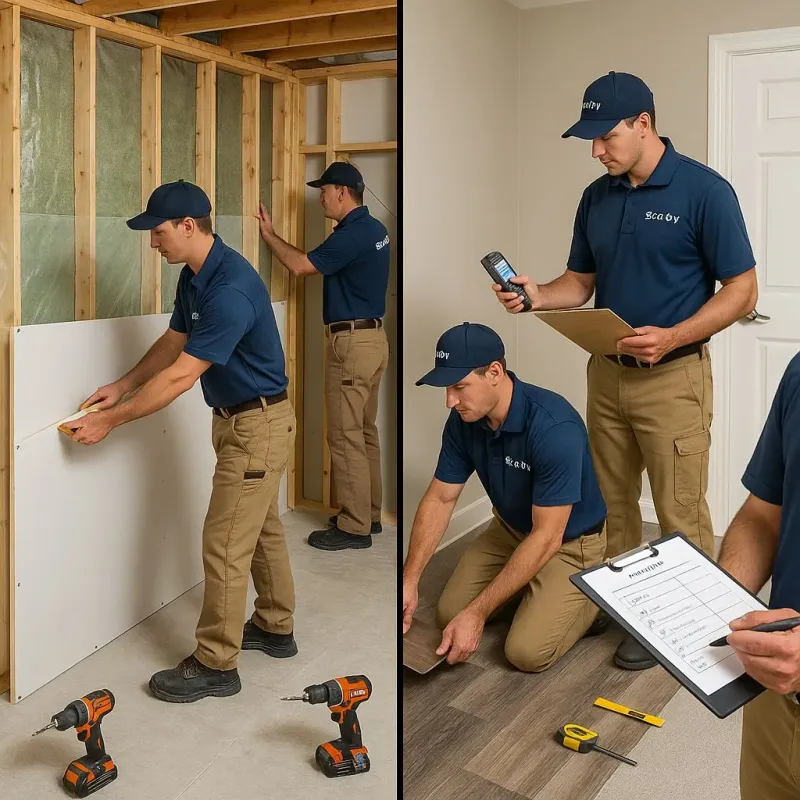 Repairs and Reconstruction process in Hasson Heights, PA